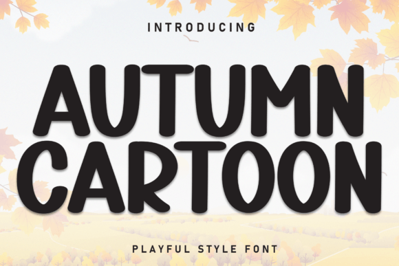 Autumn Cartoon: A Playful Typeface for Bold Brand Identity