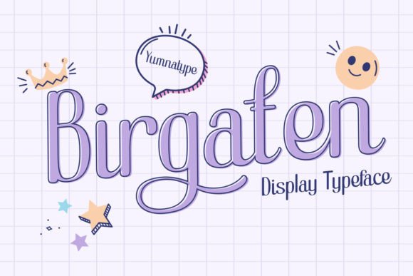 Birgaten Display Font: A Whimsical Typeface for Modern Web Design