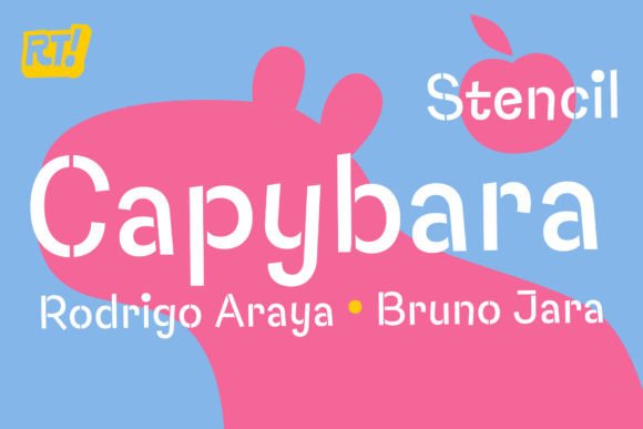 Capybara Stencil: A Playful Display Font for Bold Campaigns