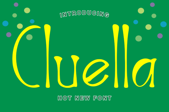 Cluella: A Handwritten Display Font for Editorial Design