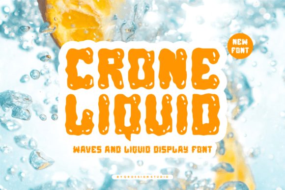 Crone Liquid: A Dynamic Typeface for Bold Brand Identity Projects