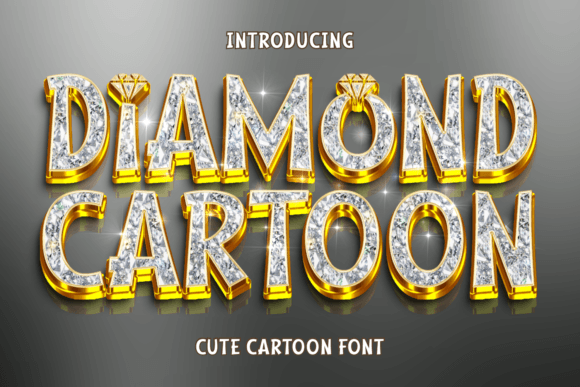 Diamond Cartoon: A Playful Display Font for Editorial Projects