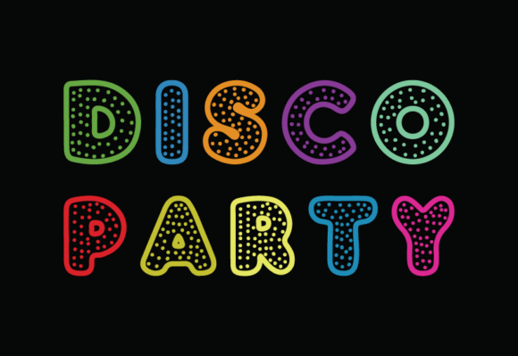 Disco Party: A Retro Display Typeface for Bold Editorial Design