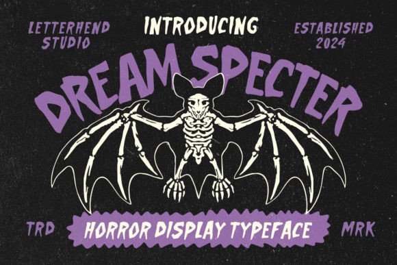 Dream Specter: A Display Typeface for Spooky Editorial Design