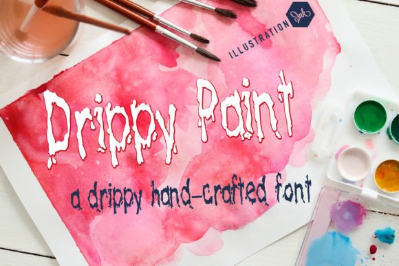 Drippy Paint: The Playful Display Font for Bold Brand Identity