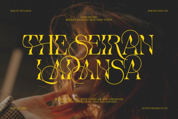 Elevate Your Crafts with The Seiran Lapansa Typeface