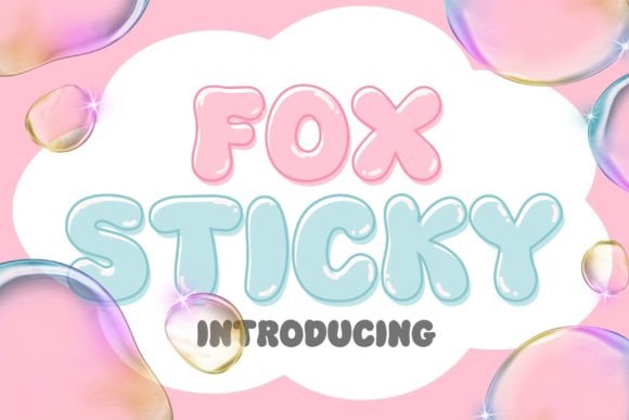 Fox Sticky: A Bold Display Font for Playful Brand Identities
