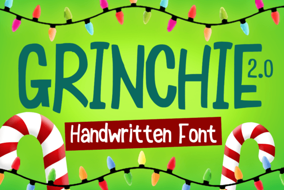 Grinchie 2.0: The Festive Display Font That Elevates Holiday Branding