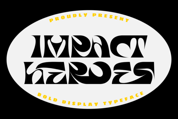 Impact Heroes: A Retro Display Typeface for Bold Editorial Design