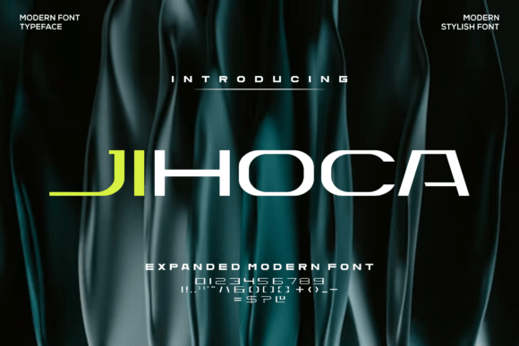 Jihoca: A Bold Display Font for Modern Brand Identity Projects