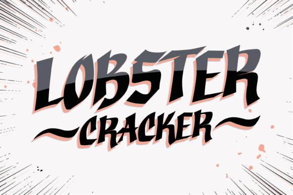Lobster Cracker: A Playful Display Typeface for Digital Brands
