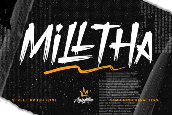 Milltha: The Edgy Display Font That Transforms Small Business Branding