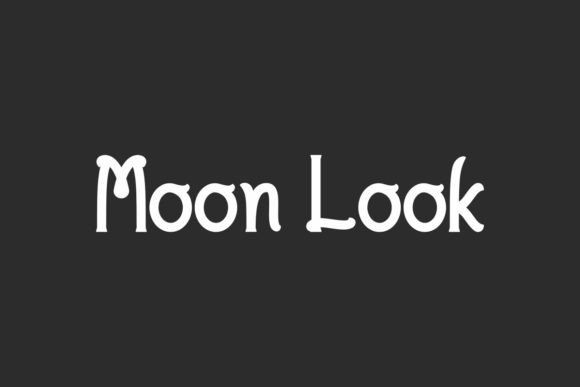 Moon Look: The Playful Typeface for Creative Branding Projects