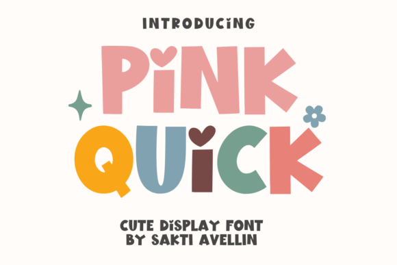 Pink Quick: The Playful Display Font for Modern Web Design