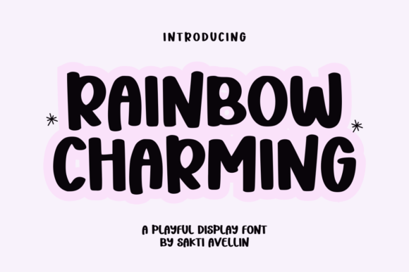 Rainbow Charming: The Creative Font for Vibrant Brand Identity