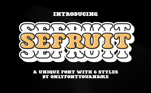 Sefruit: The Perfect Display Typeface for Handmade Crafts