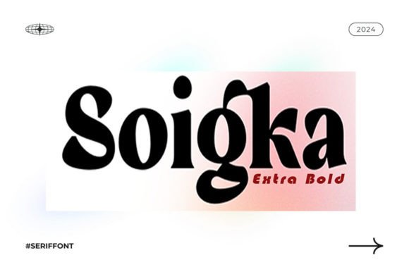 Soigka: The Modern Display Font for Elegant Brand Identities