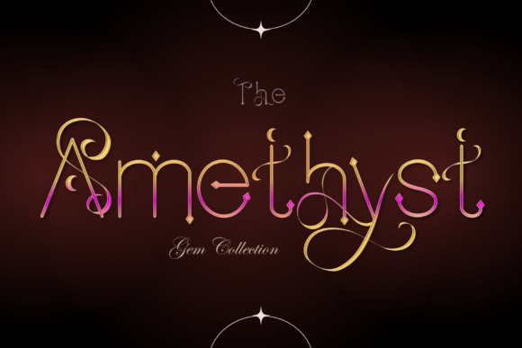 The Amethyst: A Premium Display Typeface for Editorial Design