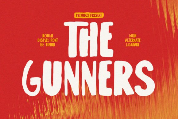 The Gunners: A Bold Typeface for Strong Small Business Branding