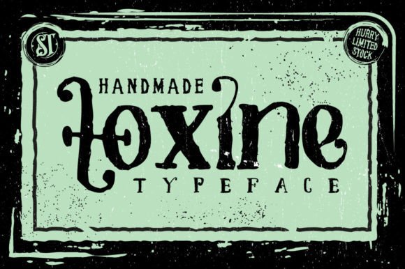Toxine: The Premium Display Font That Elevates Your Brand Identity