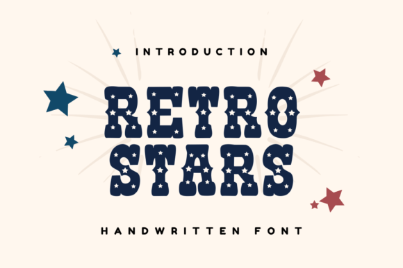 Upgrade Your Brand Identity with the Retro Stars Typeface