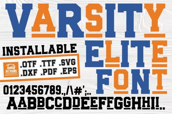 Varsity Elite: The Perfect Display Font for Polished Brand Identity