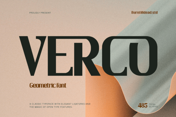 Verco: The Geometric Display Font for Modern Editorial Design