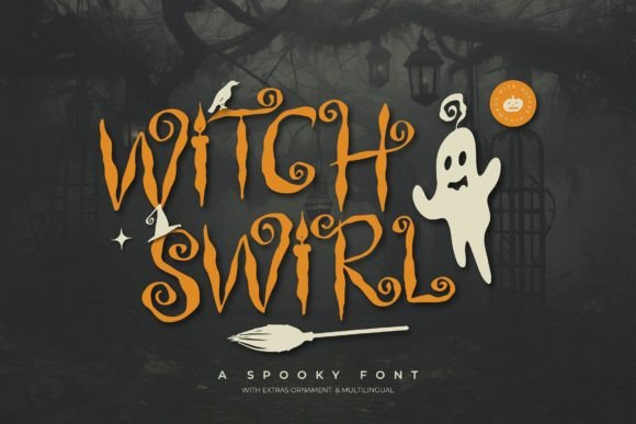 Witch Swirl: The Spooky Display Font That Elevates Small Business Branding